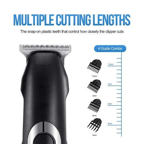 Men's Professional Hair Clipper with LCD Display , 4 Length Combs, Cordless Rechargeable Hair Trimmer - 618A - Toytexx Men's Professional Hair Clipper with LCD Display , 4 Length Combs, Cordless Rechargeable Hair Trimmer - 618A - Toytexx